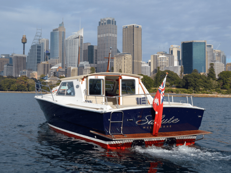 Charter MV Salute with Water Limousines