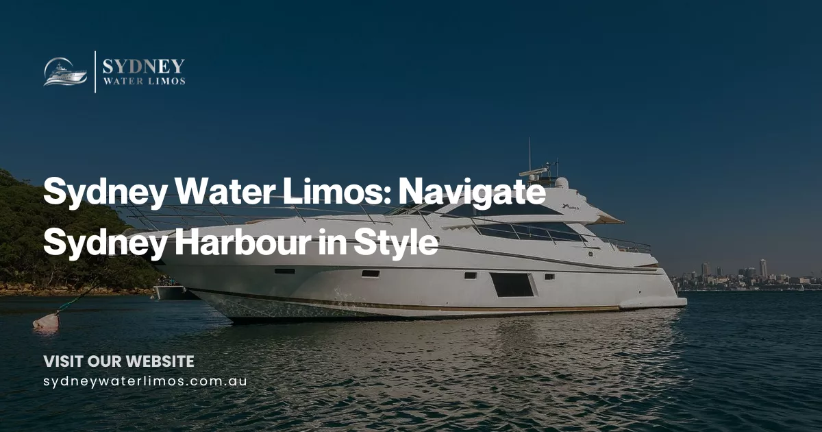 Sydney Water Limos Navigate Sydney Harbour in Style